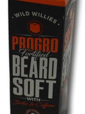 Mens Wild Willies PROGRO BEARD SOFT Biotin Caffeine Revitalizing Conditioner NIB